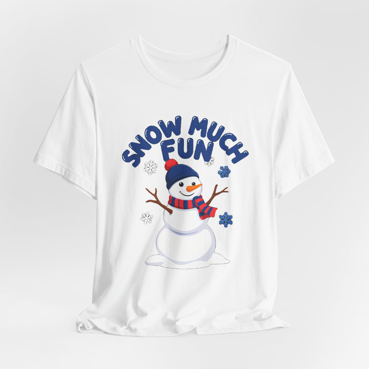 Snow Much Fun Shirt, Snowman Winter T-Shirt, Cute Snow Day Tee