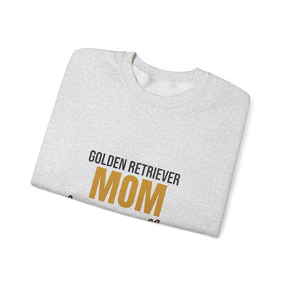 Golden Retriever Mom Fur On Everything Sweatshirt, Golden Retriever Mom Crewneck Sweatshirt
