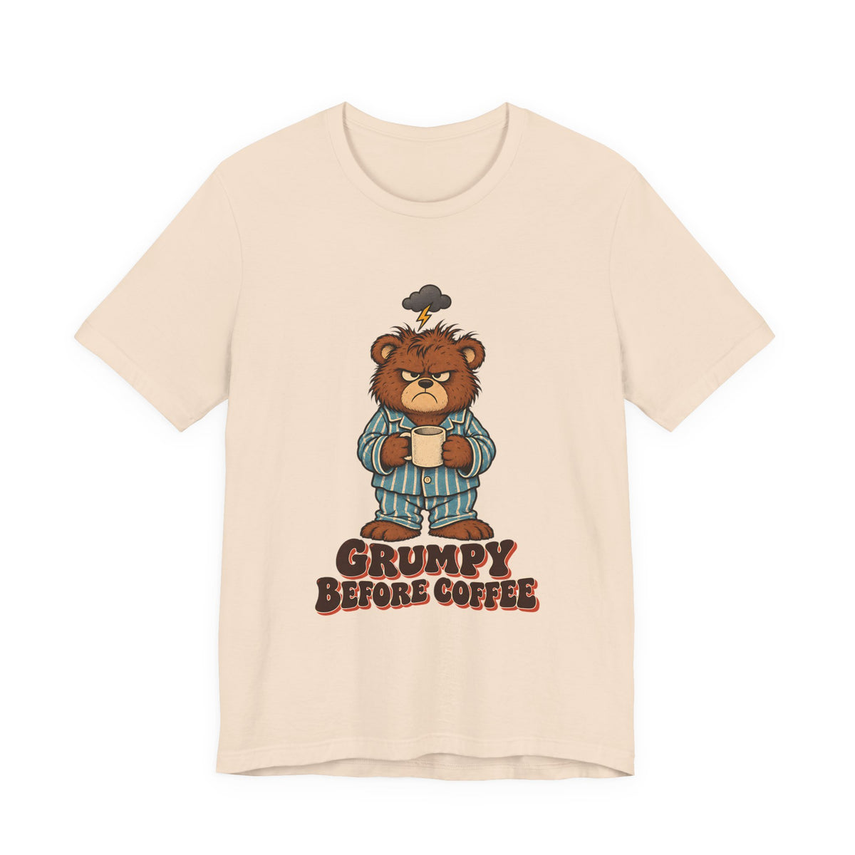 Grumpy Before Coffee Bear Shirt, Funny Coffee Bear T-Shirt, Funny Coffee Bear Gift