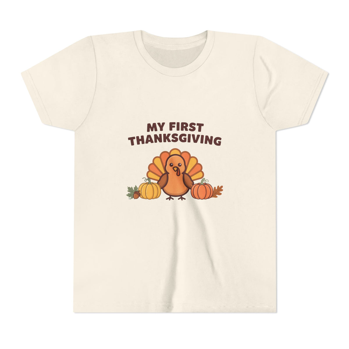 My First Thanksgiving Kids Shirt, Kids Thanksgiving Shirt, Youth Tee
