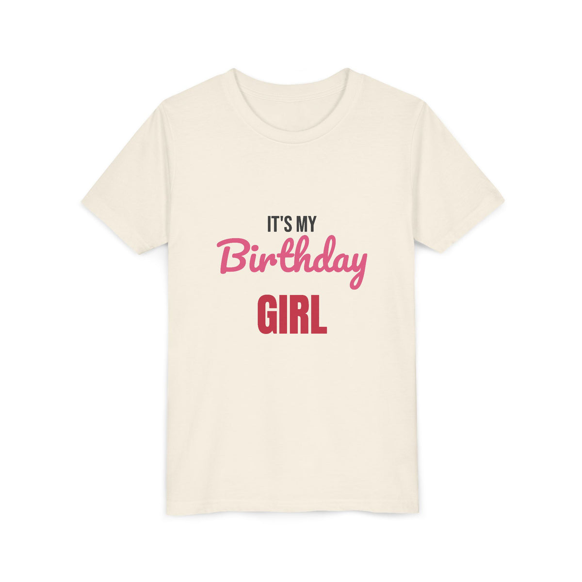 It's My Birthday Girl Kids Shirt, Girls Birthday T-Shirt