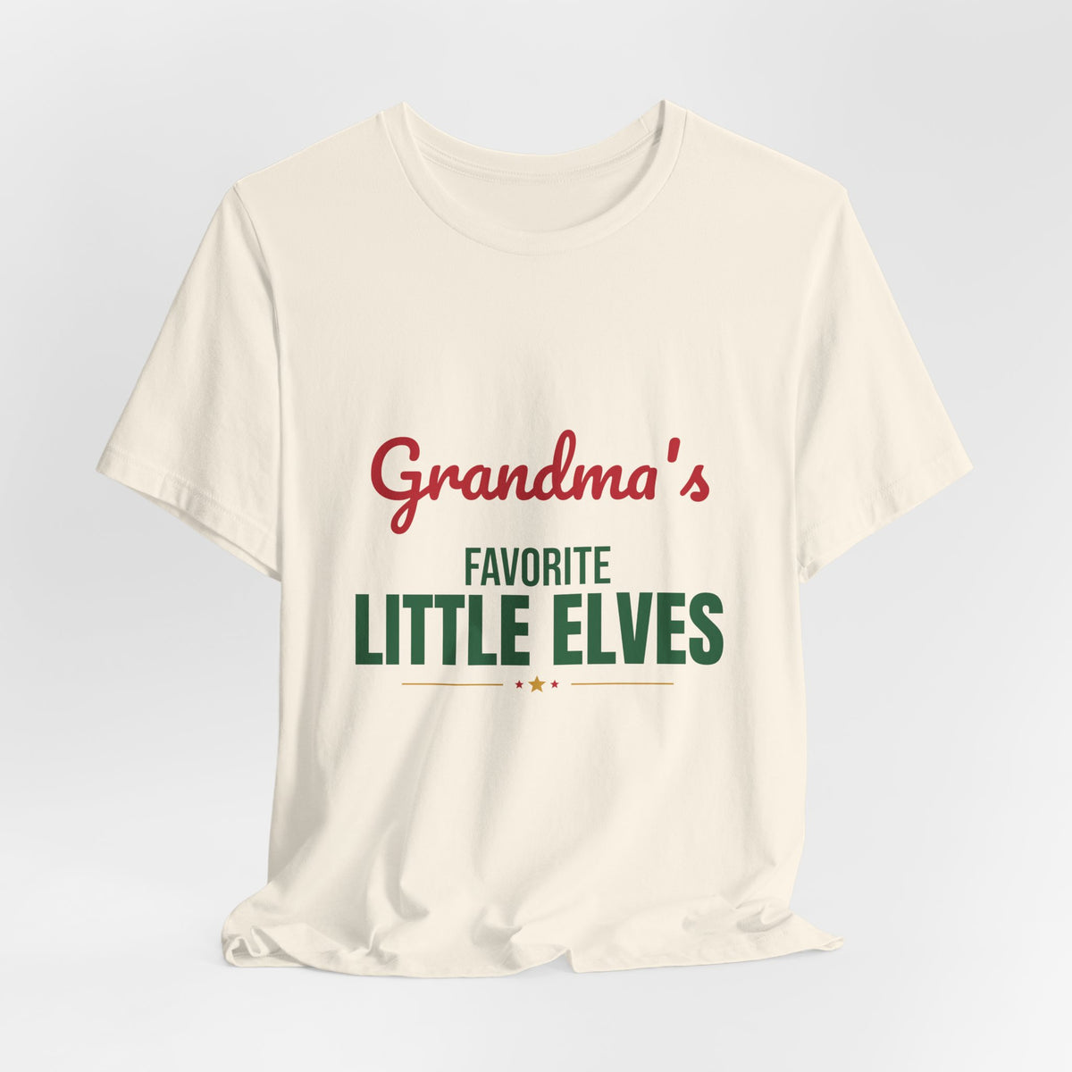 Grandma's Favorite Little Elves Shirt, Grandma Christmas T-Shirt, Nana Holiday Tee