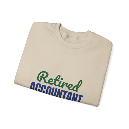 Retired Accountant Sweatshirt, Accountant Retirement Crewneck