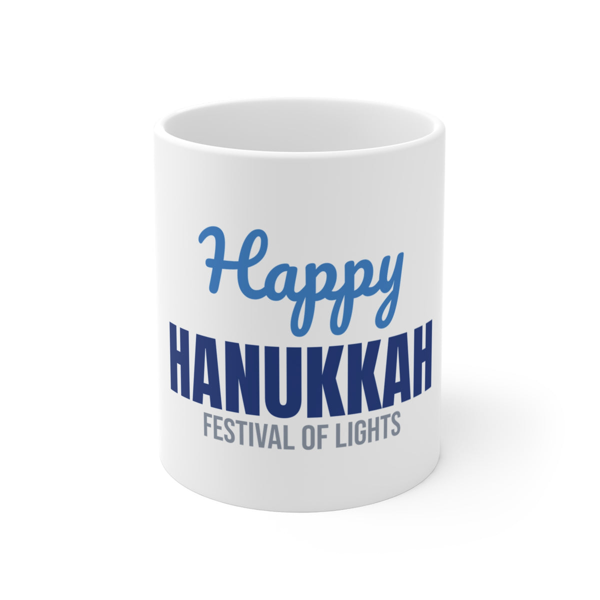 Happy Hanukkah Festival of Lights Mug
