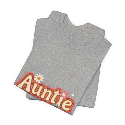 Auntie Est 2026 Shirt, Retro New Aunt T-Shirt, Pregnancy Announcement Gift for Aunt