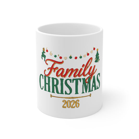Family Christmas 2026 Mug