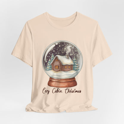 Cozy Cabin Christmas Snow Globe Shirt, Cozy Cabin Christmas Snow Globe T-Shirt