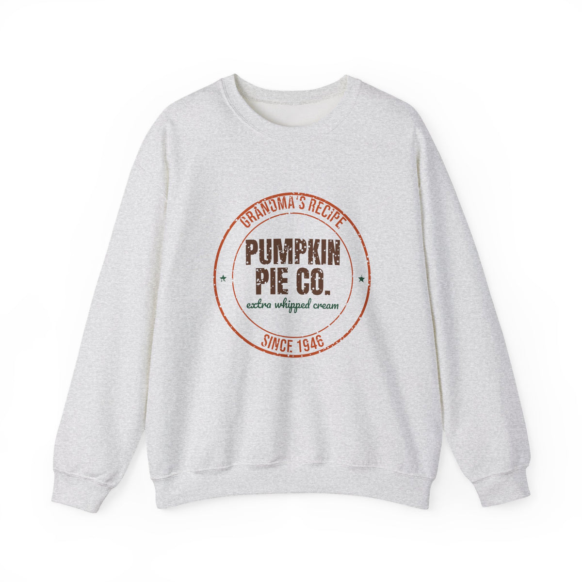 Grandma's Recipe Pumpkin Pie Co. Since 1946 Sweatshirt, Vintage Thanksgiving Crewneck Sweatshirt