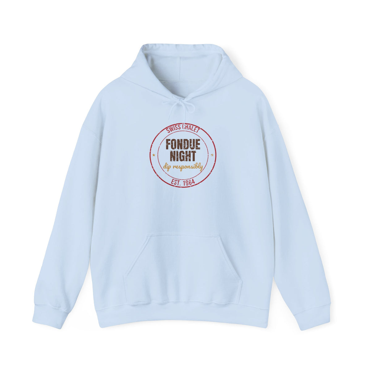 Swiss Chalet Fondue Night Est. 1964 Hoodie, Vintage Fondue Hoodie
