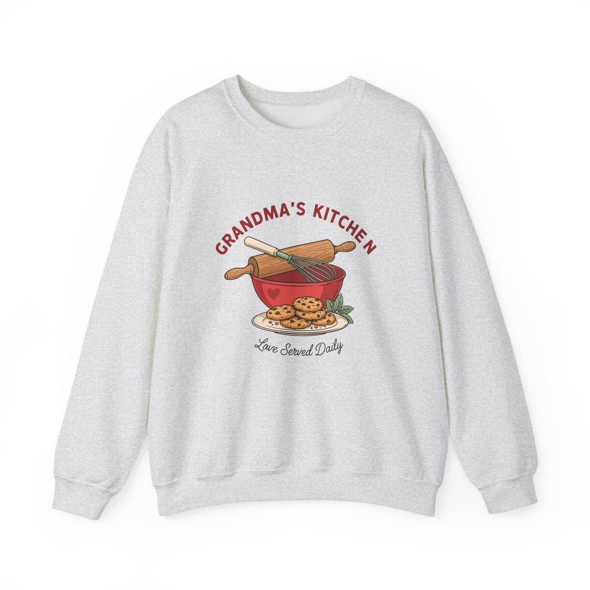 Grandma's Kitchen Love Served Daily Sweatshirt, Grandma Baking Crewneck, Gift for Grandma
