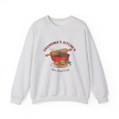 Grandma's Kitchen Love Served Daily Sweatshirt, Grandma Baking Crewneck, Gift for Grandma