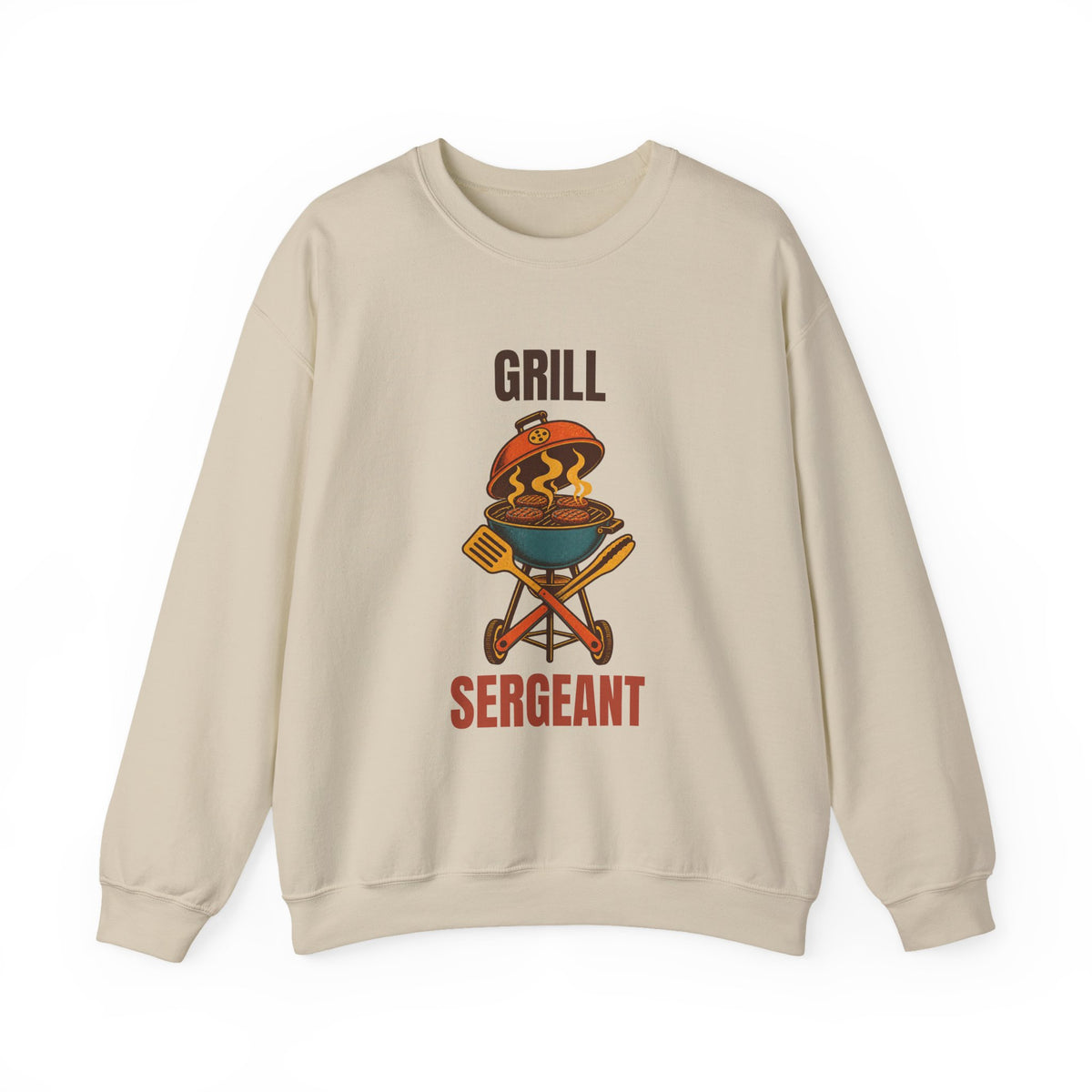 Grill Sergeant Vintage BBQ Sweatshirt, Vintage Grill Sergeant Crewneck