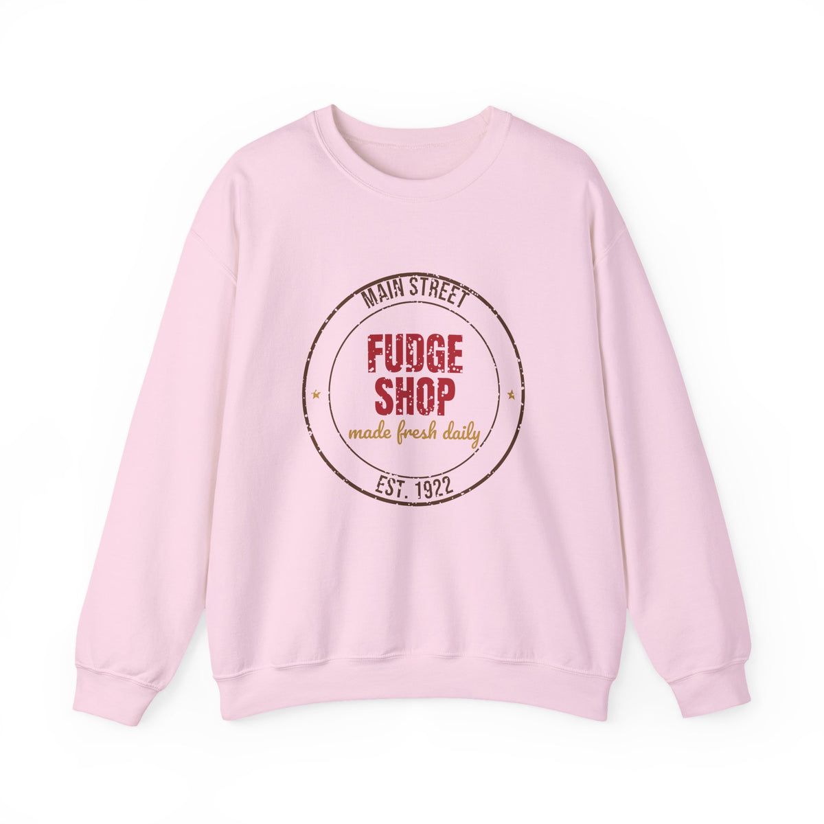 Main Street Fudge Shop Est. 1922 Sweatshirt, Vintage Christmas Crewneck Sweatshirt