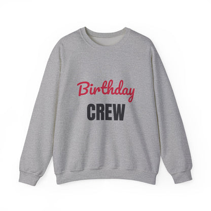 Birthday Crew Sweatshirt, Matching Birthday Party Crewneck