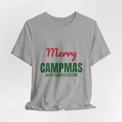 Merry Campmas Shirt, Camping Christmas T-Shirt, Camper Gift