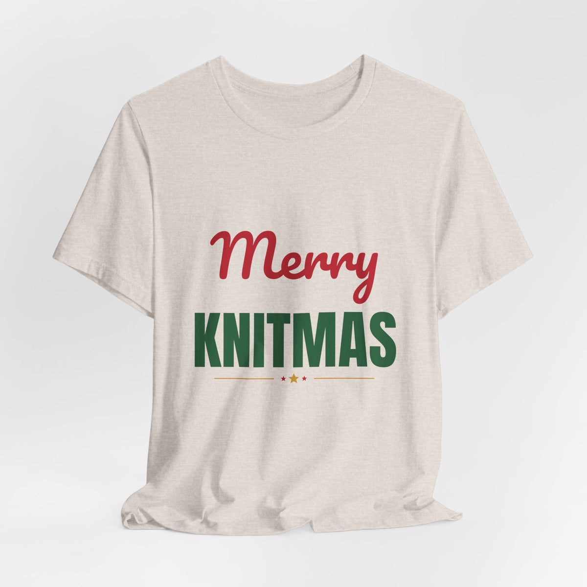 Merry Knitmas Shirt, Knitting Christmas T-Shirt, Knitter Gift