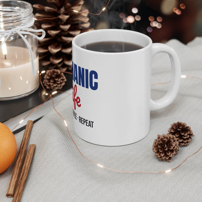 Mechanic Life Grease Coffee Repeat Mug