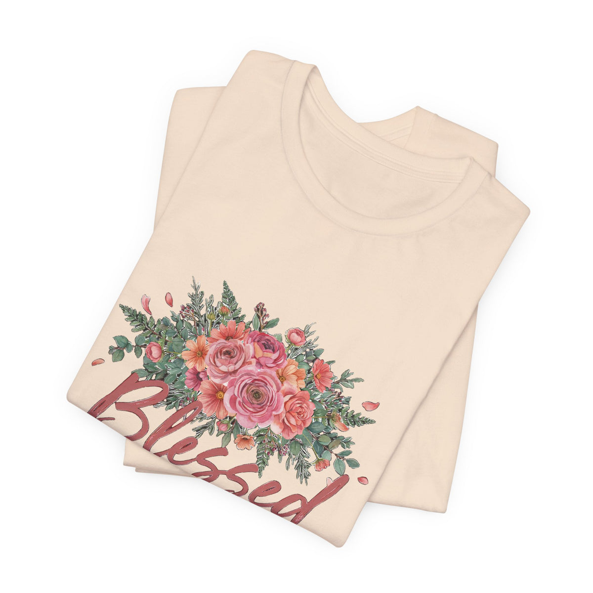 Blessed Mama Shirt, Floral Mom T-Shirt, Gift for Mom Tee