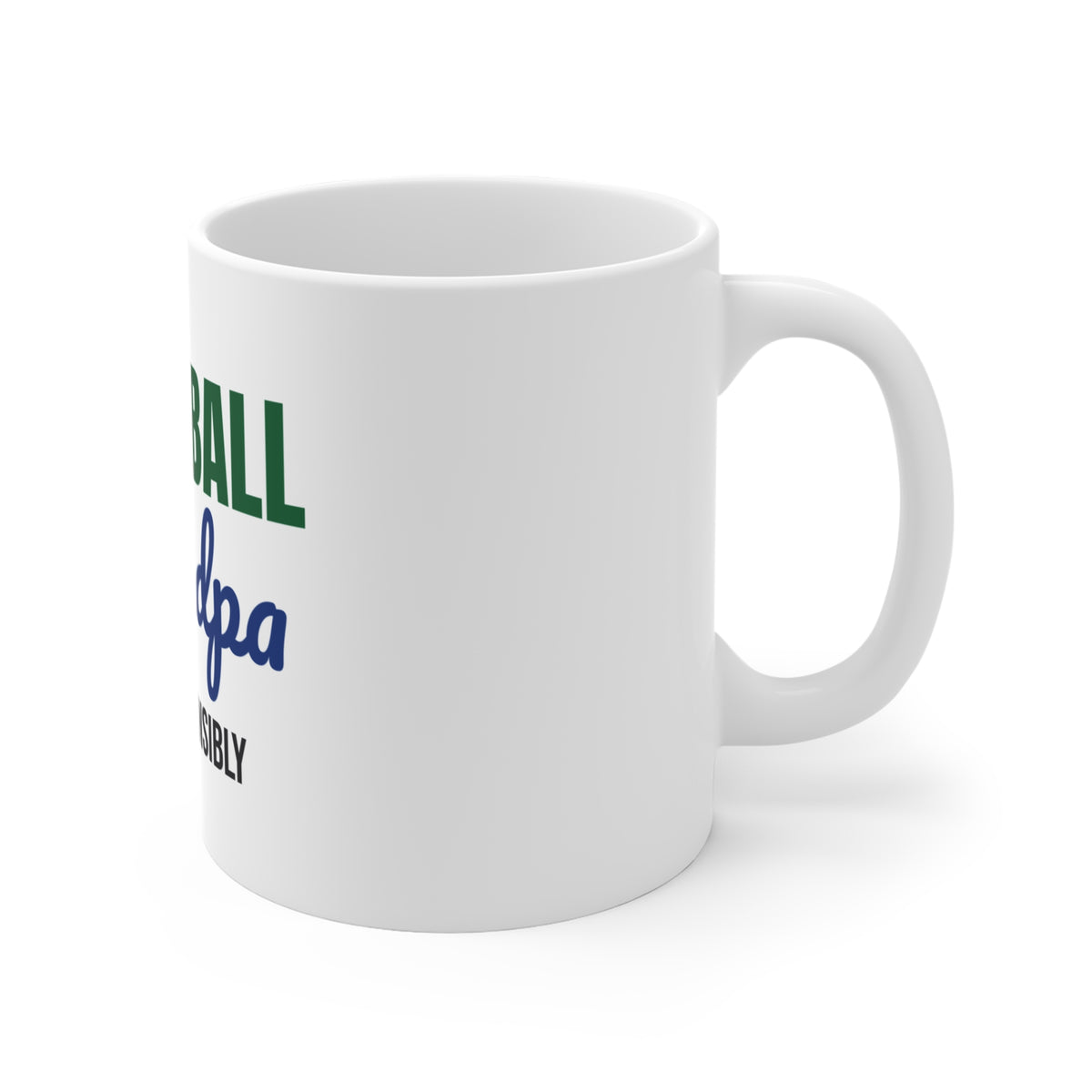 Pickleball Grandpa Dink Responsibly Mug