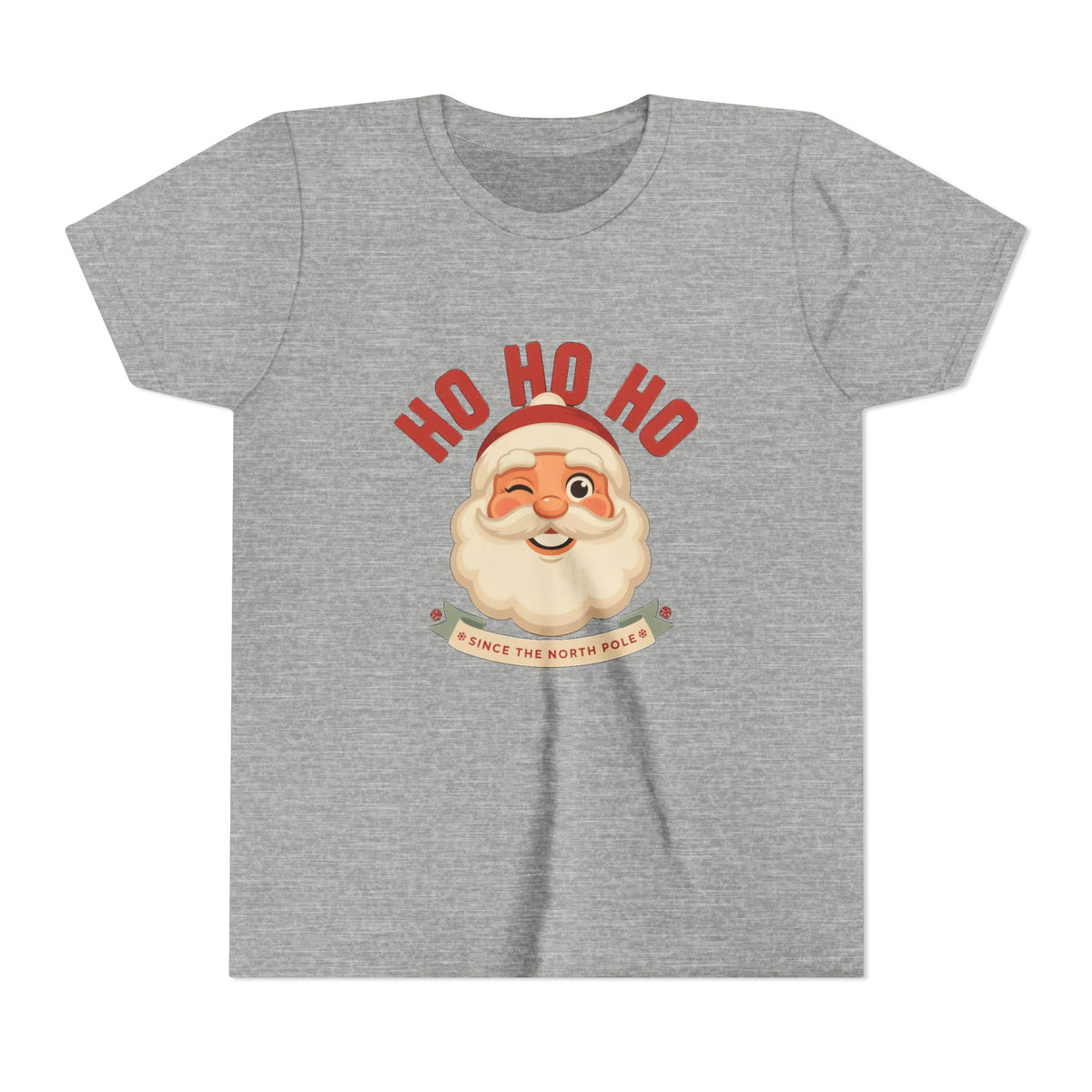 Ho Ho Ho Vintage Santa Kids Shirt, Kids Vintage Santa Christmas T-Shirt