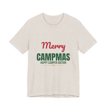 Merry Campmas Shirt, Camping Christmas T-Shirt, Camper Gift