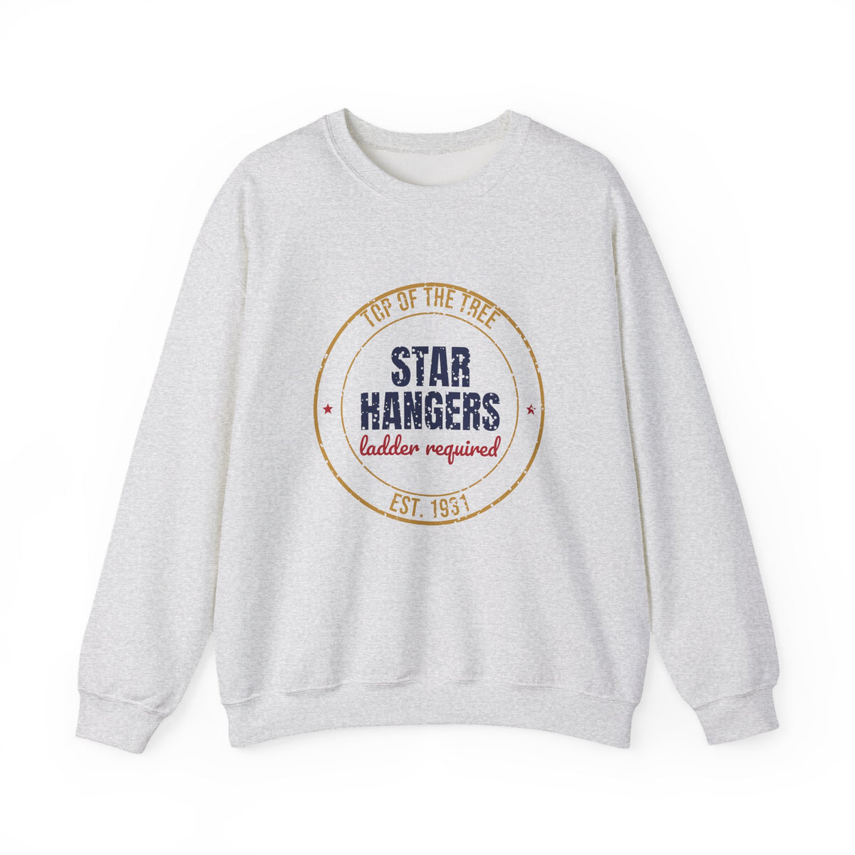 Top of the Tree Star Hangers Est. 1931 Sweatshirt, Vintage Christmas Crewneck Sweatshirt