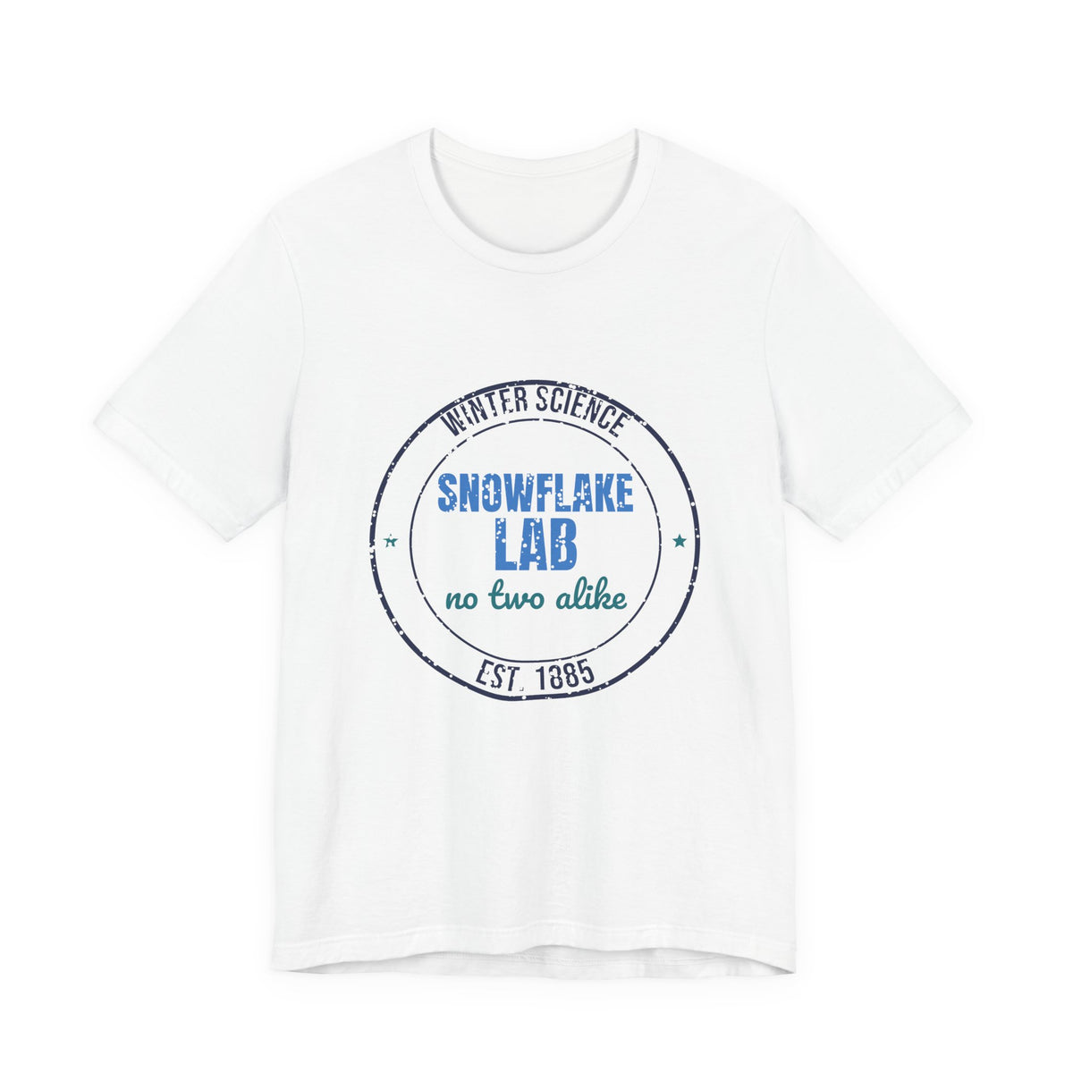 Winter Science Snowflake Lab Est. 1885 Shirt, Vintage Winter T-Shirt, Vintage Winter Gift