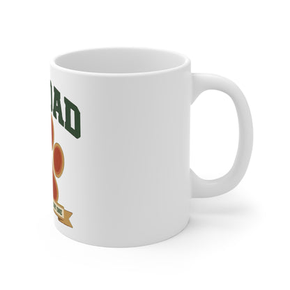 Dog Dad Mug, Paw Print Coffee Mug, Gift for Dog Dad 11oz