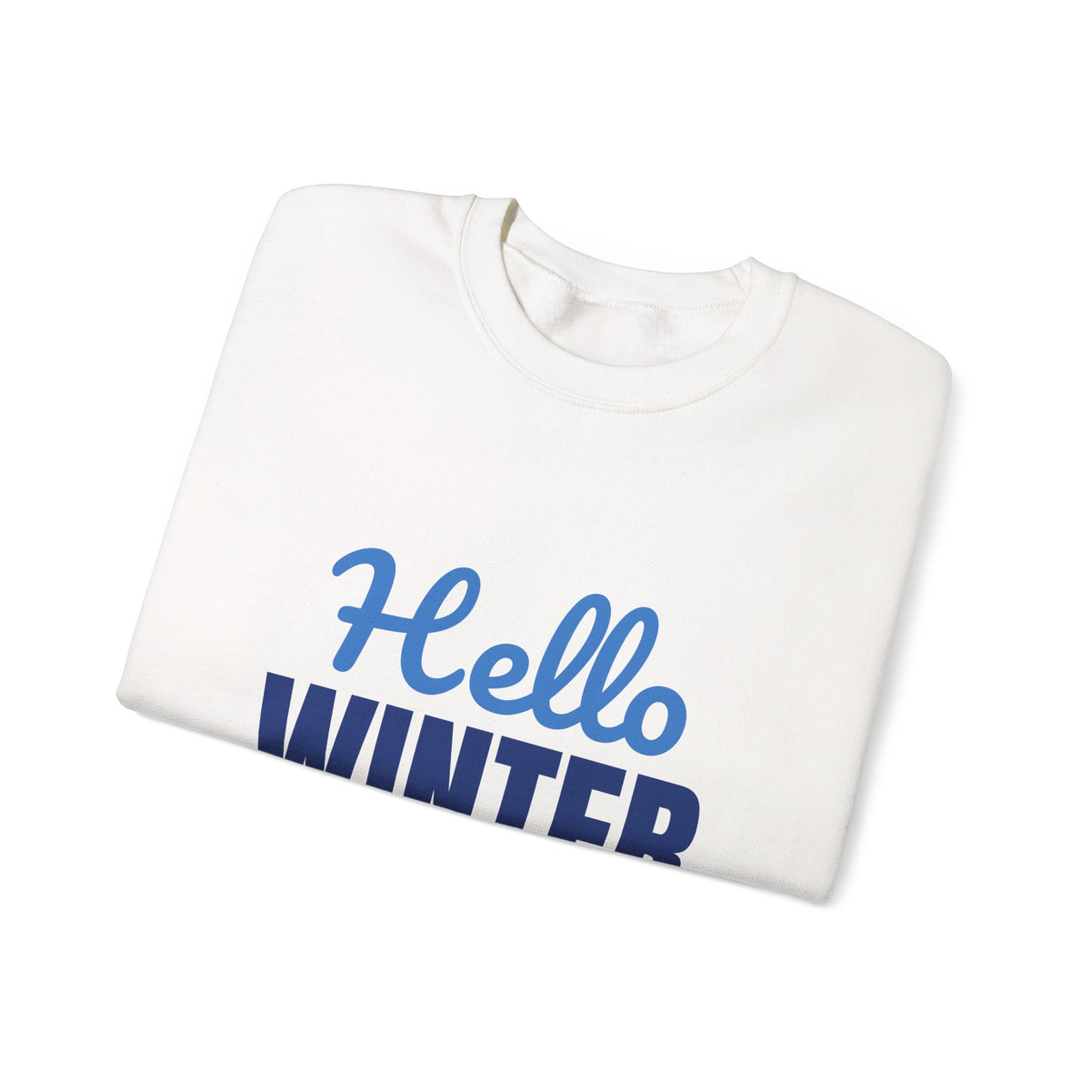 Hello Winter Cozy Season Mode Sweatshirt, Winter Crewneck, Cozy Season Sweatshirt