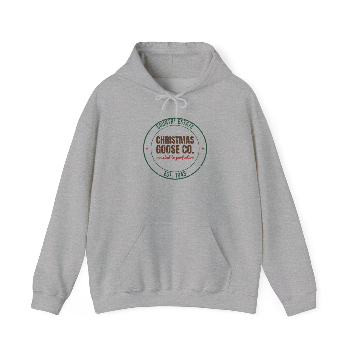 Country Estate Christmas Goose Co. Est. 1843 Hoodie, Vintage Christmas Hoodie
