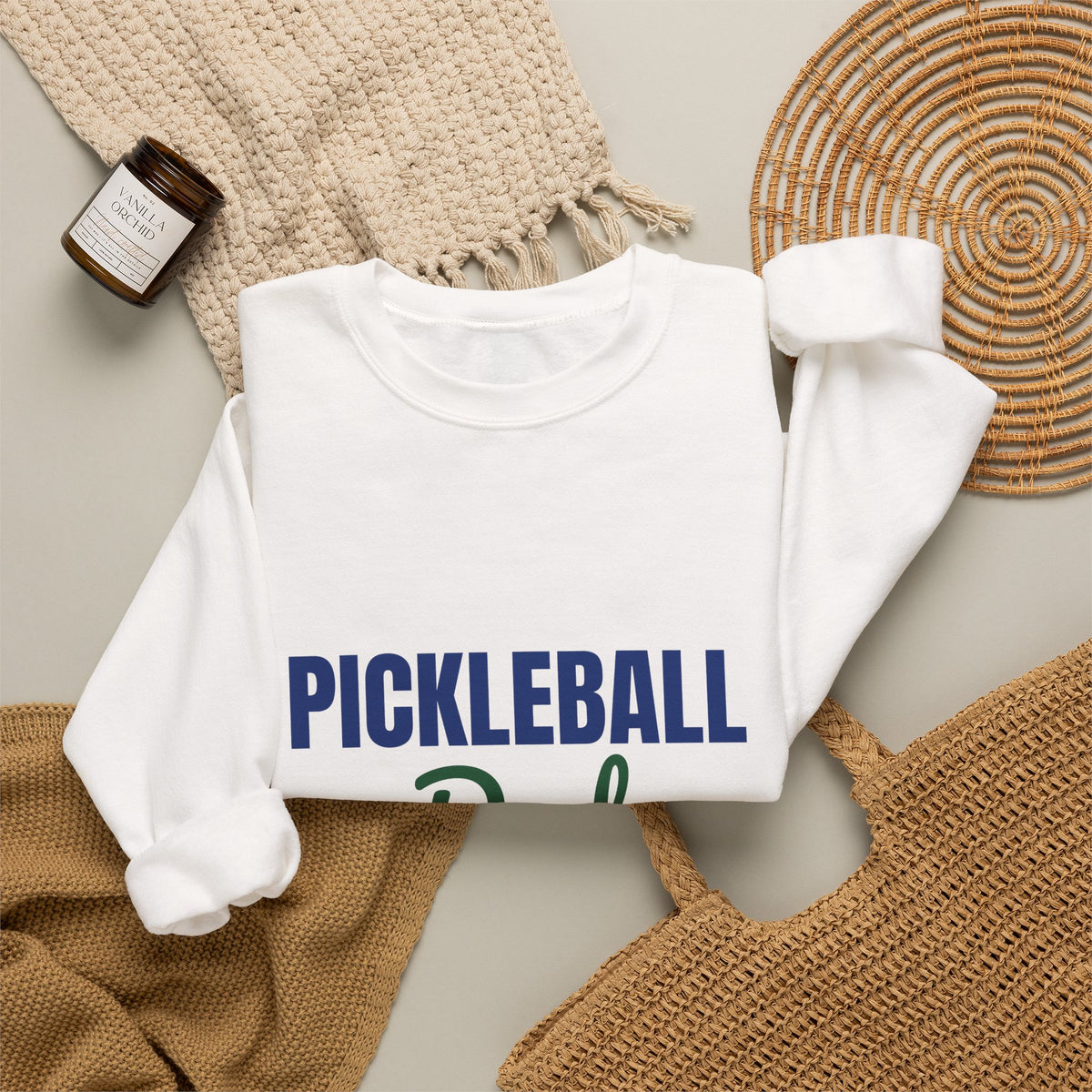 Pickleball Dad Dink Responsibly Sweatshirt, Pickleball Dad Crewneck