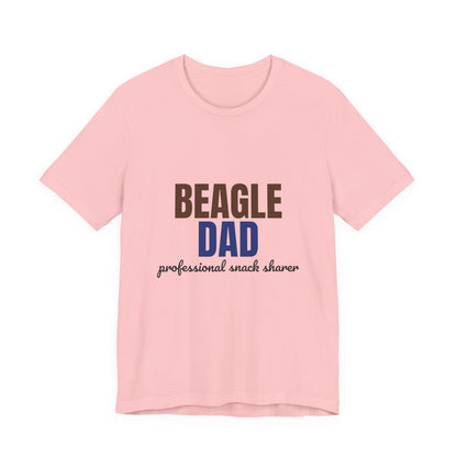 Beagle Dad Professional Snack Sharer Shirt, Beagle Dad T-Shirt, Beagle Lover Gift