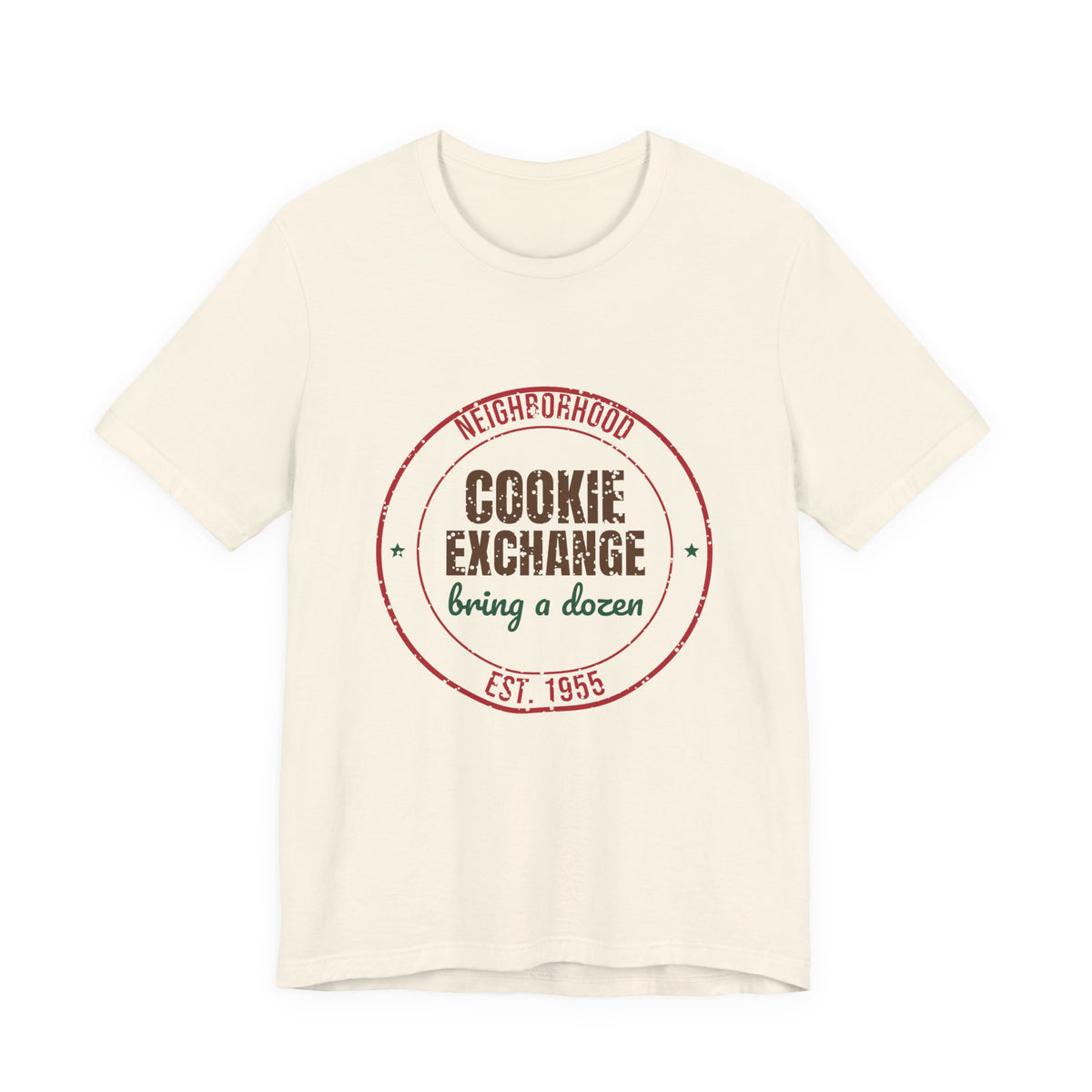 Neighborhood Cookie Exchange Est. 1955 Shirt, Vintage Christmas T-Shirt, Vintage Christmas Gift