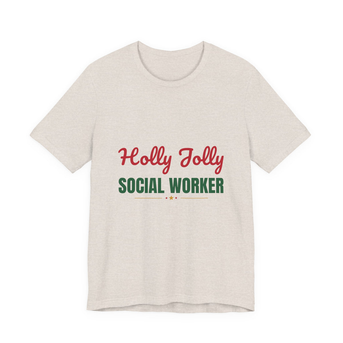 Holly Jolly Social Worker Shirt, Social Worker Christmas T-Shirt, Social Worker Gift