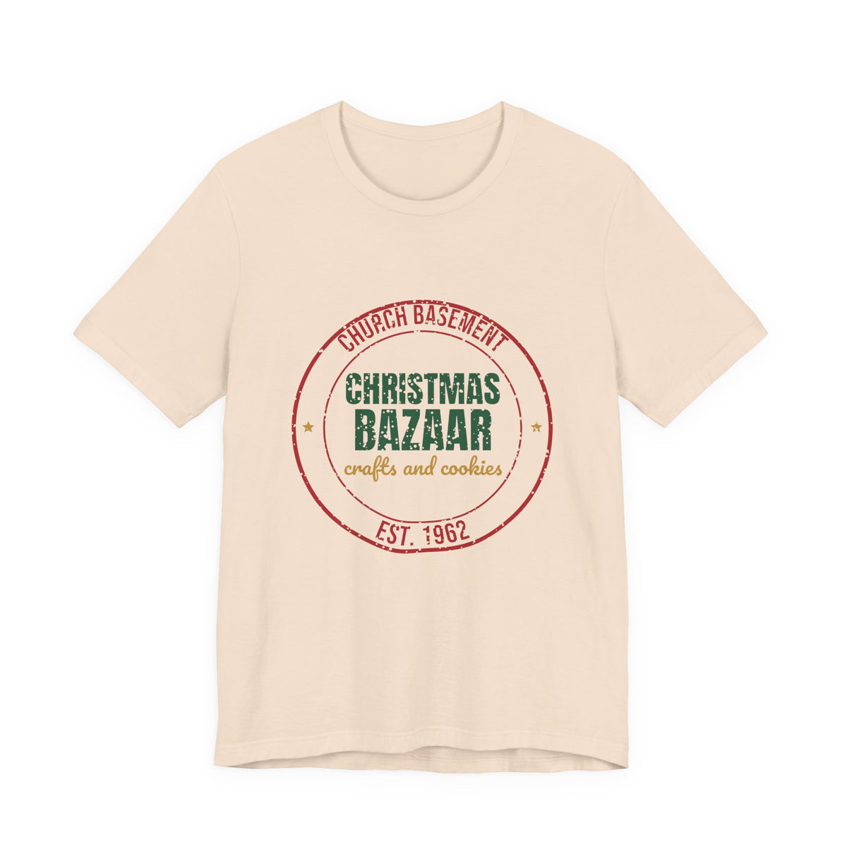 Church Basement Christmas Bazaar Est. 1962 Shirt, Vintage Christmas T-Shirt, Vintage Christmas Gift