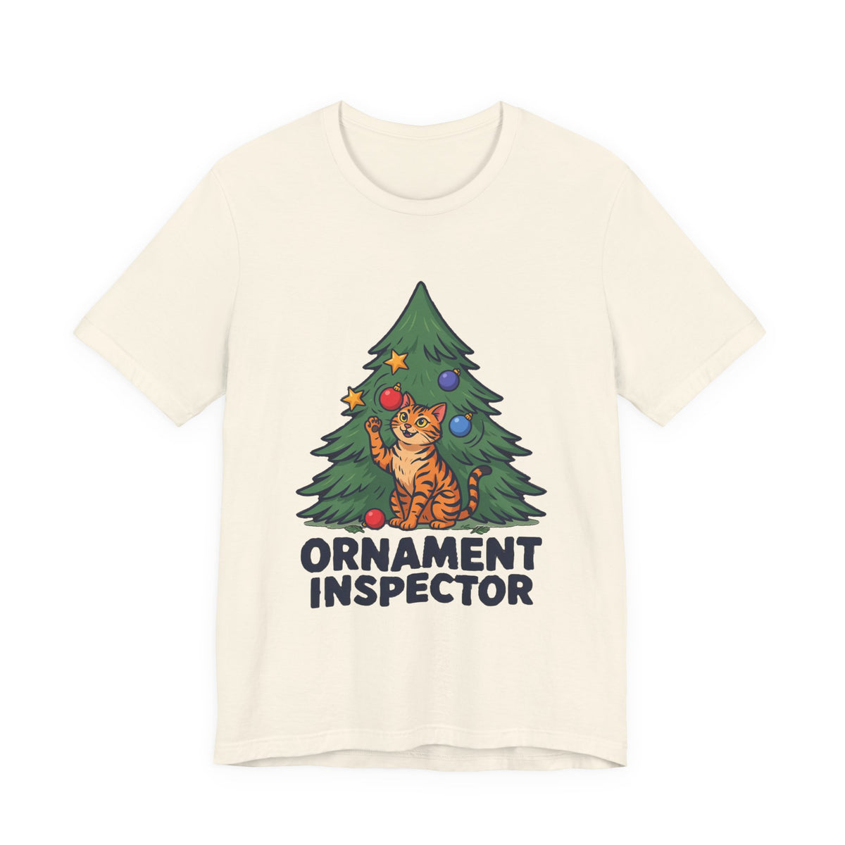 Ornament Inspector Christmas Cat Shirt, Ornament Inspector Christmas Cat T-Shirt