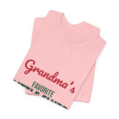 Grandma's Favorite Little Elves Shirt, Grandma Christmas T-Shirt, Nana Holiday Tee