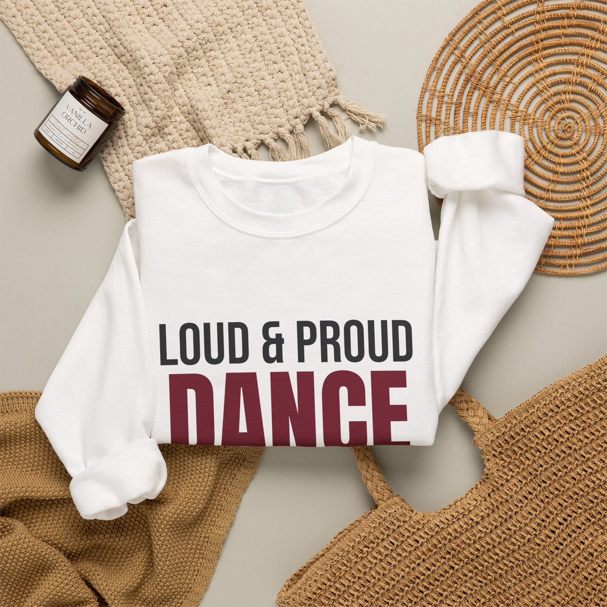Loud and Proud Dance Mom Sweatshirt, Dance Mom Crewneck