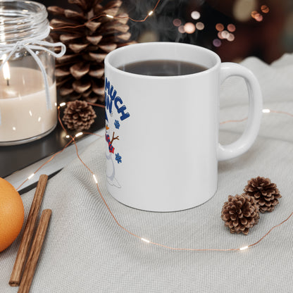 Snow Much Fun Mug, Snowman Winter Coffee Mug 11oz