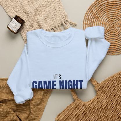 It's Game Night Roll the Dice Sweatshirt, Game Night Crewneck Sweatshirt