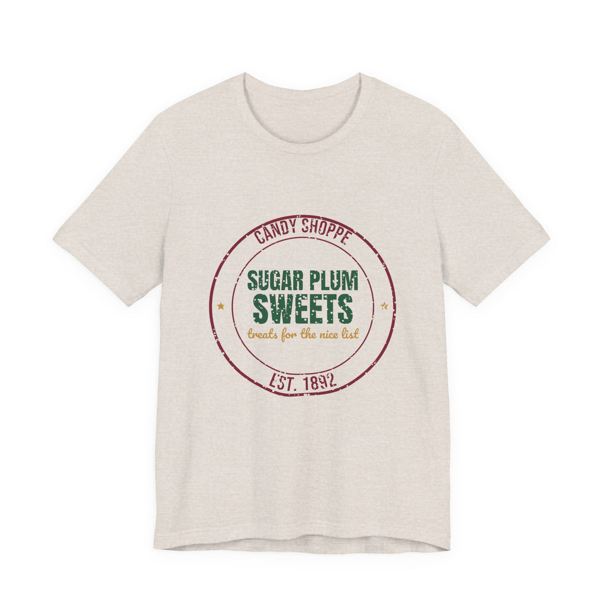 Candy Shoppe Sugar Plum Sweets Est. 1892 Shirt, Vintage Christmas T-Shirt, Vintage Christmas Gift