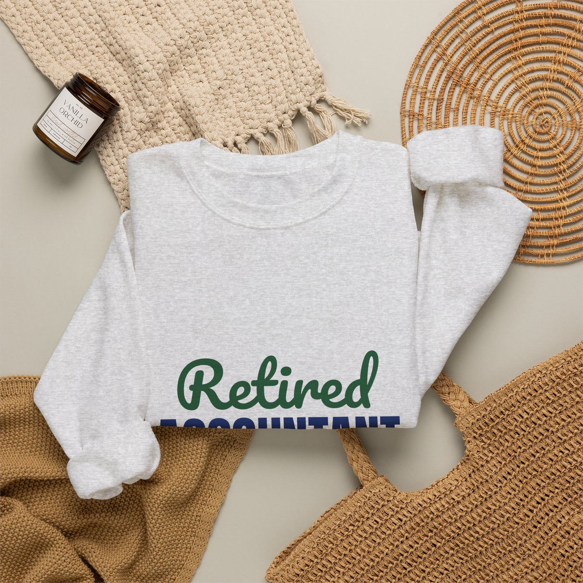 Retired Accountant Sweatshirt, Accountant Retirement Crewneck