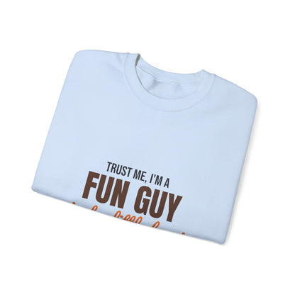 Trust Me I'm a Fun Guy Just a Little Fungi Sweatshirt, Fun Guy Fungi Crewneck Sweatshirt