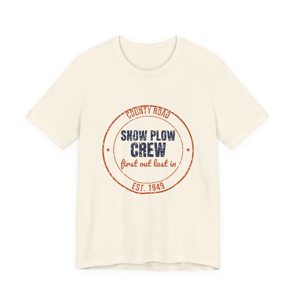 County Road Snow Plow Crew Est. 1949 Shirt, Vintage Winter T-Shirt, Vintage Winter Gift