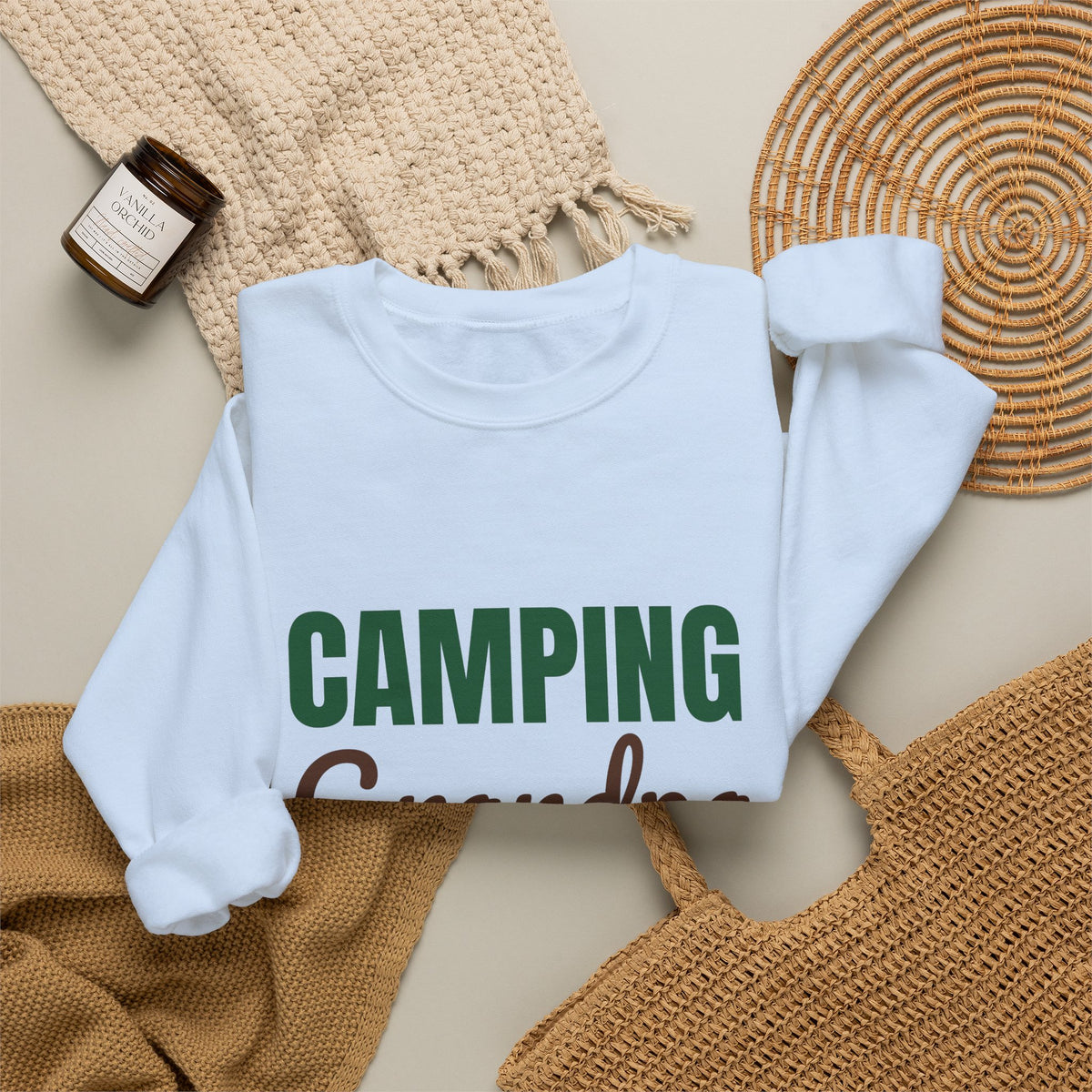 Camping Grandpa Sweatshirt, Camping Grandpa Crewneck