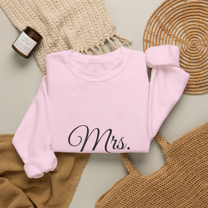 Mrs Est 2026 Sweatshirt, Bride Crewneck, Bridal Shower and Honeymoon Gift