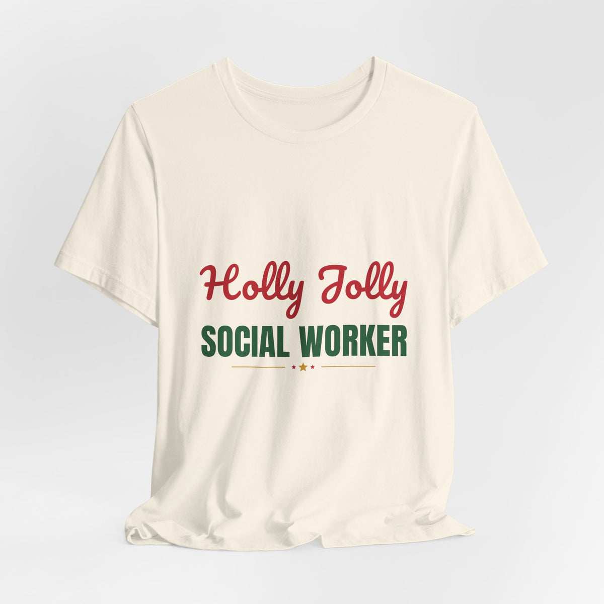 Holly Jolly Social Worker Shirt, Social Worker Christmas T-Shirt, Social Worker Gift