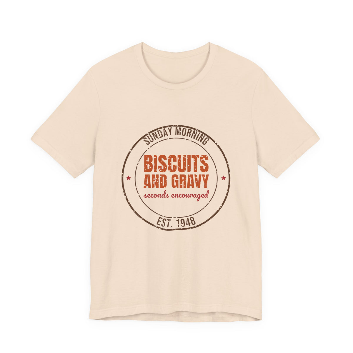 Sunday Morning Biscuits and Gravy Est. 1948 Shirt, Vintage Southern T-Shirt, Vintage Southern Gift