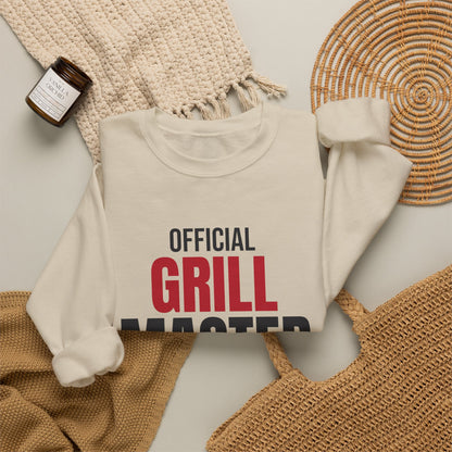 Official Grill Master Dad Sweatshirt, Grill Master Dad Crewneck