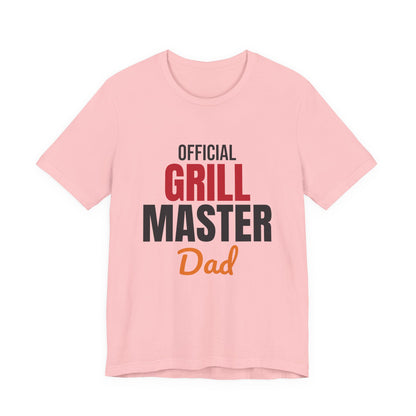 Official Grill Master Dad Shirt, BBQ Dad T-Shirt, Grilling Gift for Dad